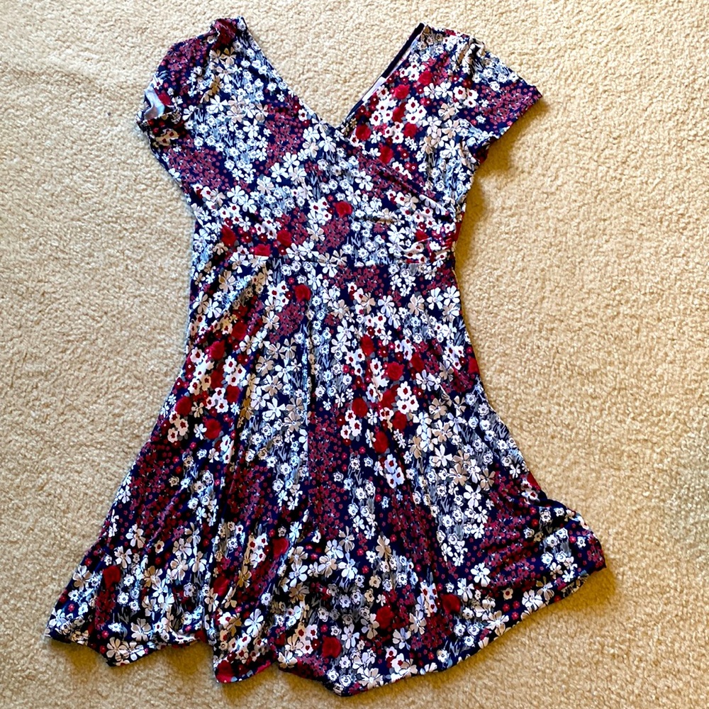 Flowy wrap dress